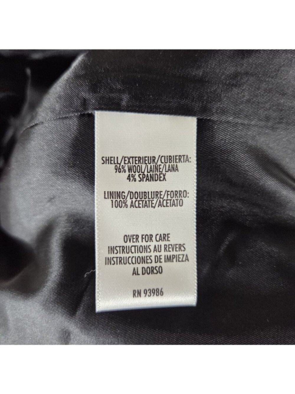 Petite Sophisticate Stretch Wool Black Midi Pencil Skirt Woman's Size 8 - Picture 15 of 16